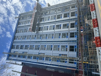 Metal panel installation by Angelo’s Contracting in Maryland